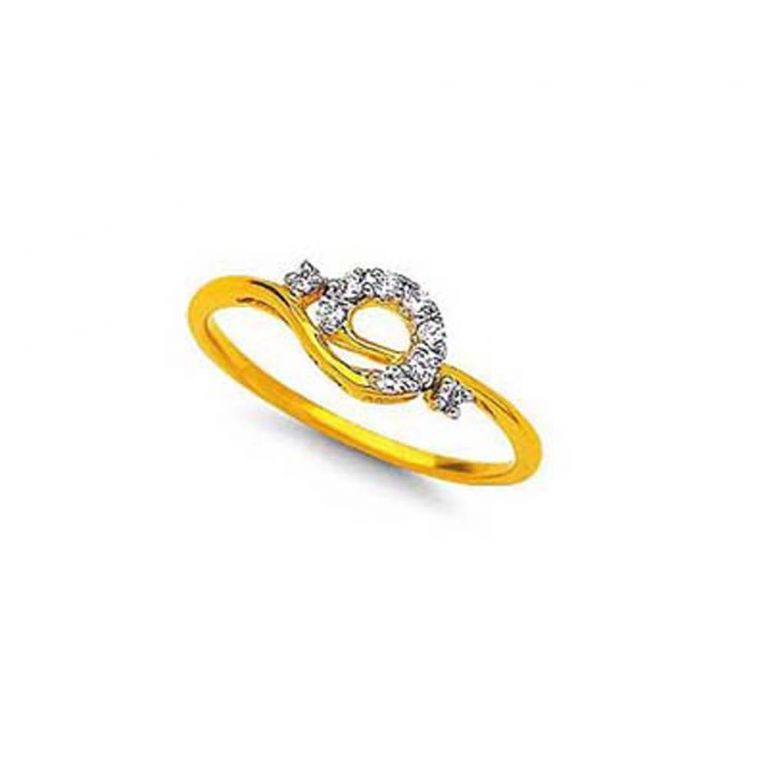 Buy Ag Silver & Real Diamond Nitisha Ring ( Code - Agsr0172n ) online