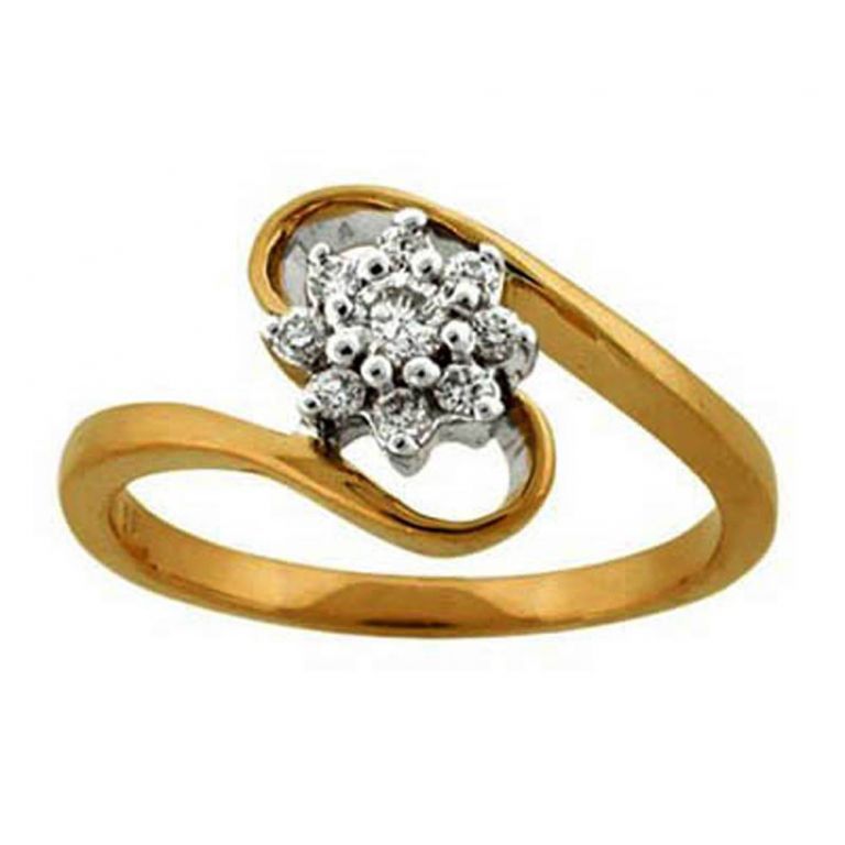 Buy Ag Silver & Real Diamond Kalpana Ring ( Code - Agsr0175n ) online