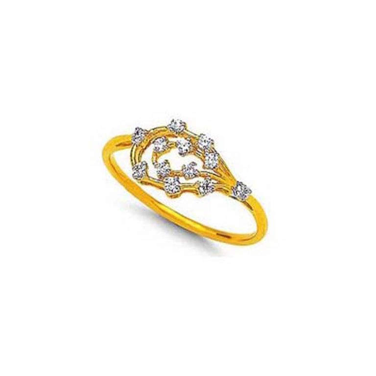 Buy Ag Silver & Real Diamond Nagpur Ring ( Code - Agsr0195n ) online