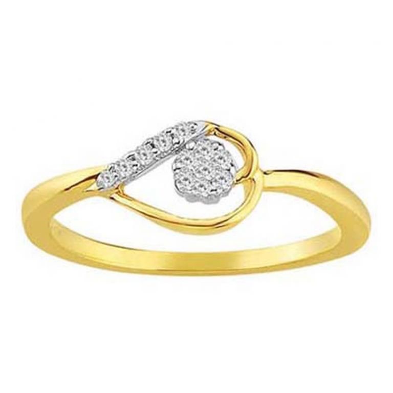 Buy Ag Silver & Real Diamond Karnataka Ring ( Code - Agsr0197n ) online