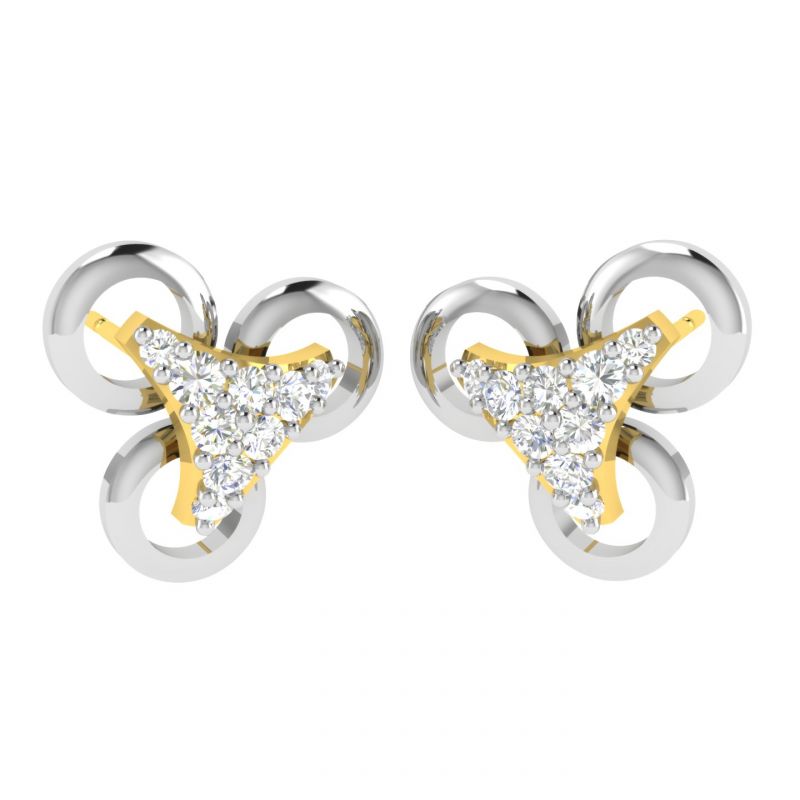 Buy Avsar Real Gold Trisha Earring (code - Ave364yb) online