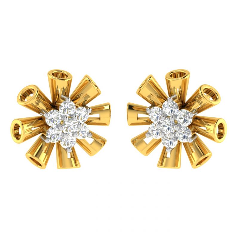 Buy Avsar Real Gold Chetna Earring (code - Ave384yb) online
