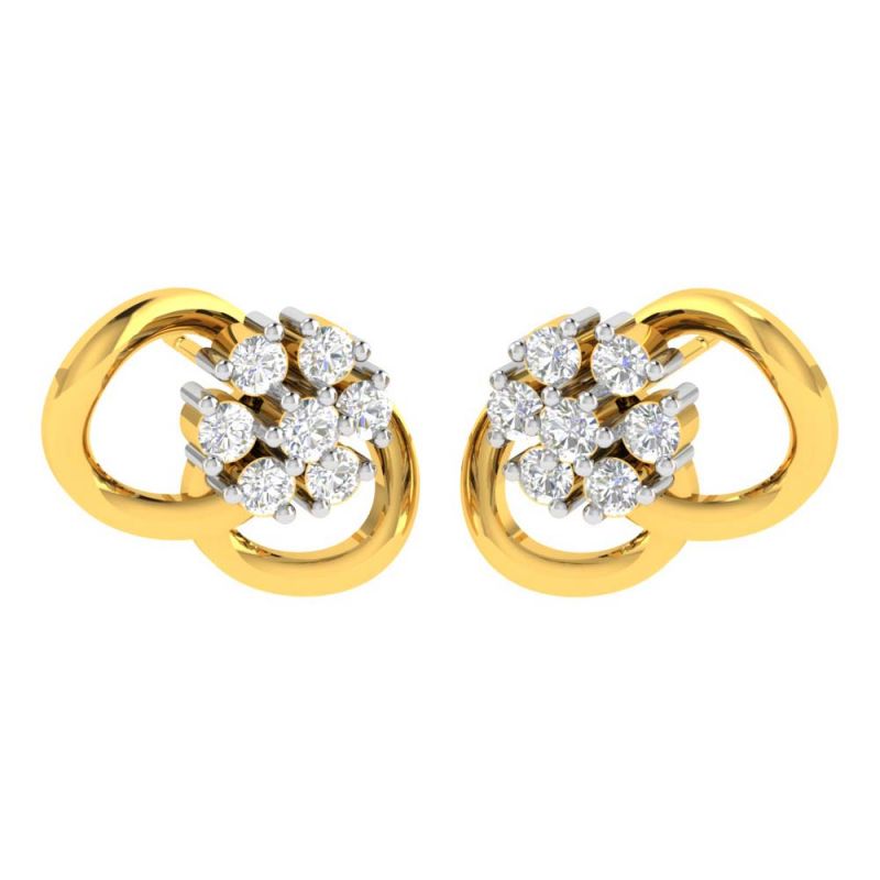 Buy Avsar Real Gold Diksha Earring (code - Ave395yb) online
