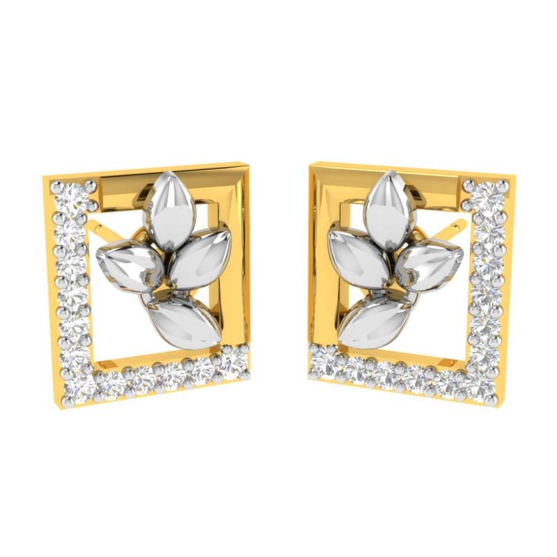 Buy Avsar Real Gold Minal Earring (code - Ave396yb) online