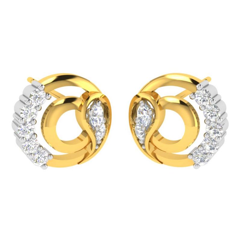 Buy Avsar Real Gold Tejal Earring (code - Ave402yb) online
