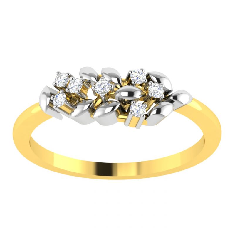 Buy Avsar Real Gold Diamond 18k Ring (code - Avr373a) online