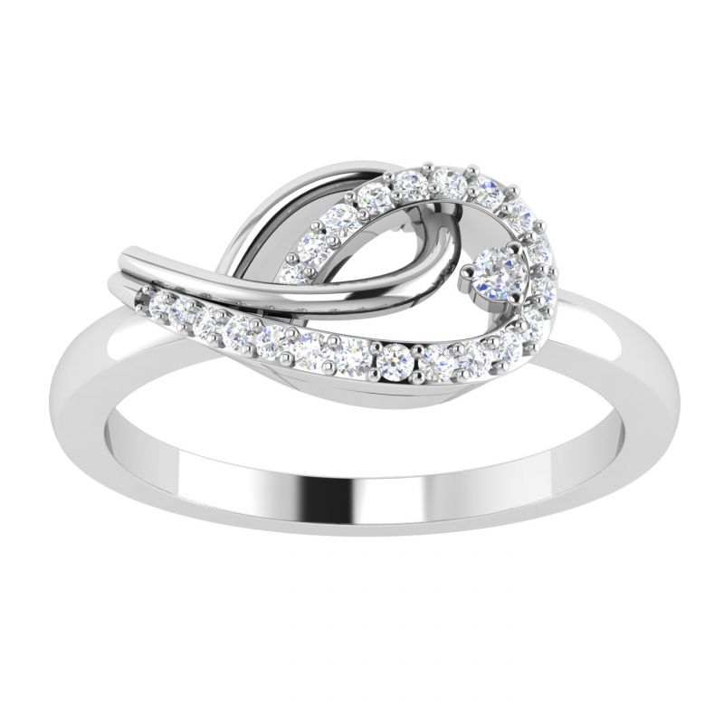 Buy Avsar Real Gold Diamond 18k Ring (code - Avr395a) online