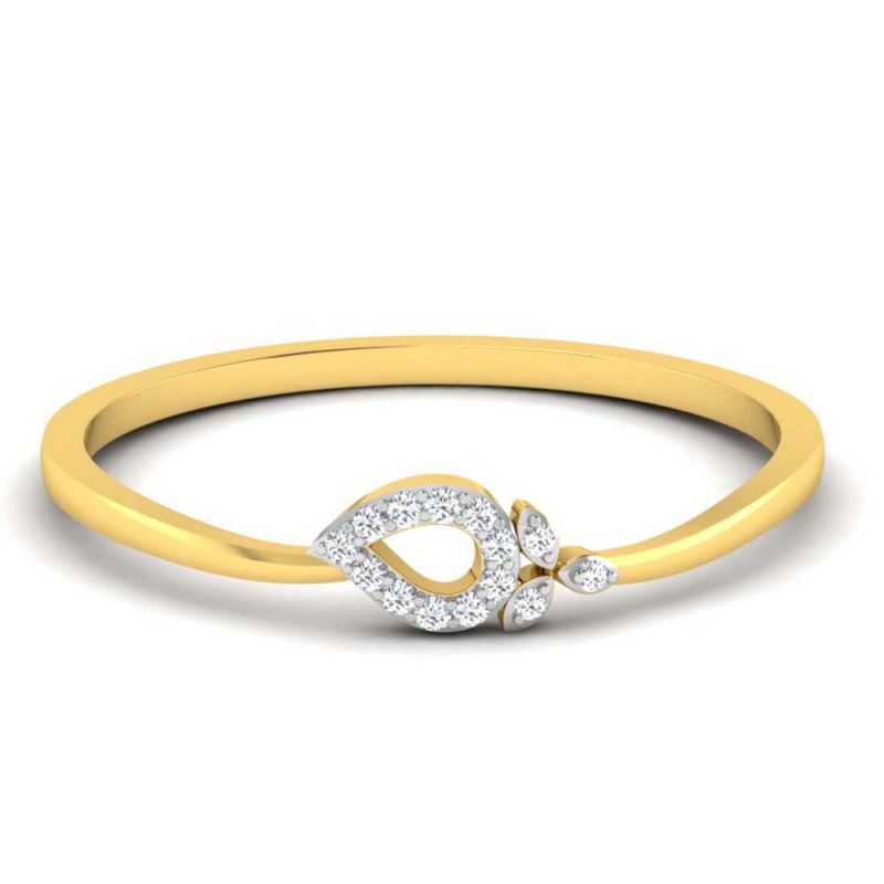 Buy Avsar Real Gold 14k Ring (code - Avr404yb) online
