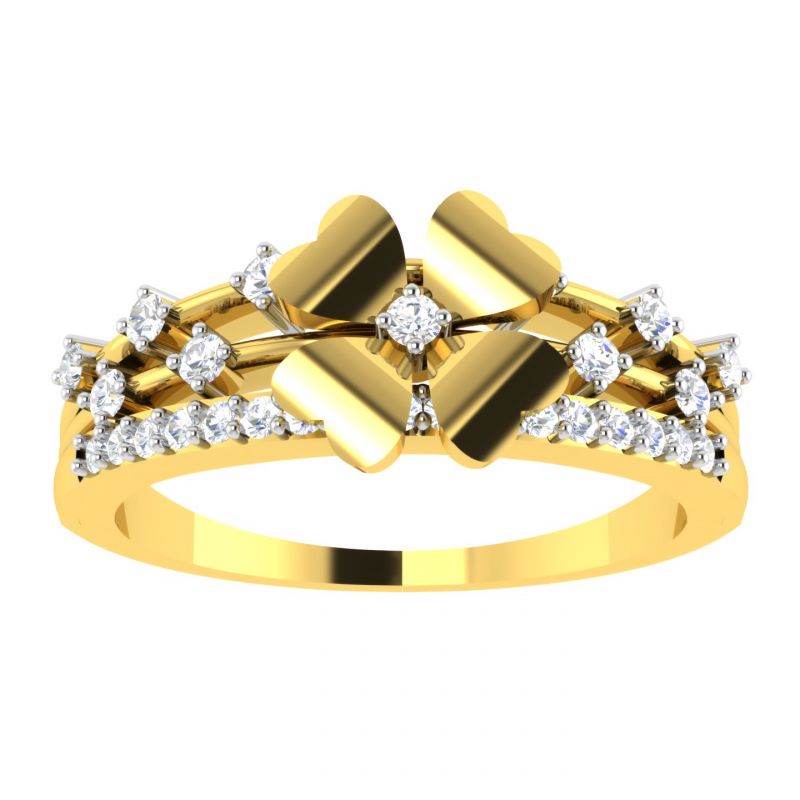 Buy Avsar 18k (750) Diamond Ring (code - Avr412a) online