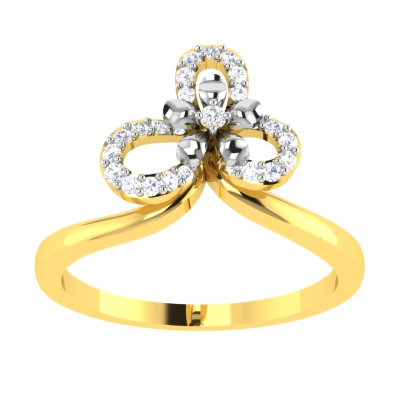 Buy Avsar Real Gold 14k Ring (code - Avr418yb) online