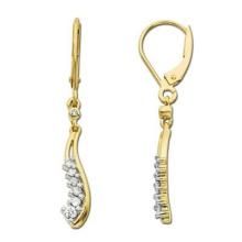 Buy Bold American Diamond Stone Curvy Earring online