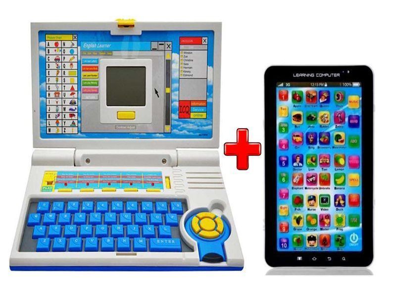 Buy Learning Laptop With Free P1000 Tablet Toy Js online