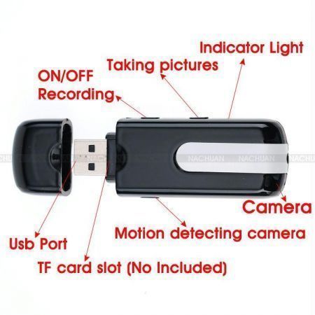 Buy Spy USB Pen Drive Hidden Video Camera 4 GB Card online