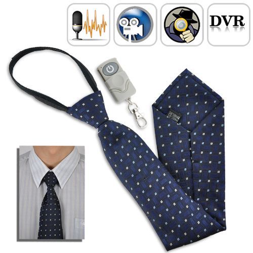 Buy Spy 4 GB Tie Camera With Wireless Remote Hidden Audio And Video Recorder online