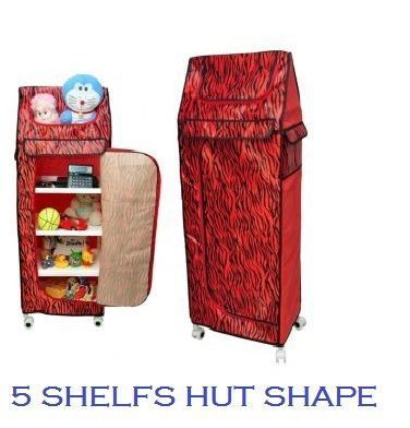 Buy Kids Room Folding Cloth Almirah Multi Purpose With Wheels By Nau Nidh online