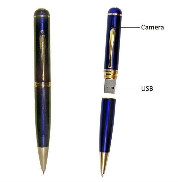 Buy 32 GB Blue Hidden Spy Pen Pinhole Camera online