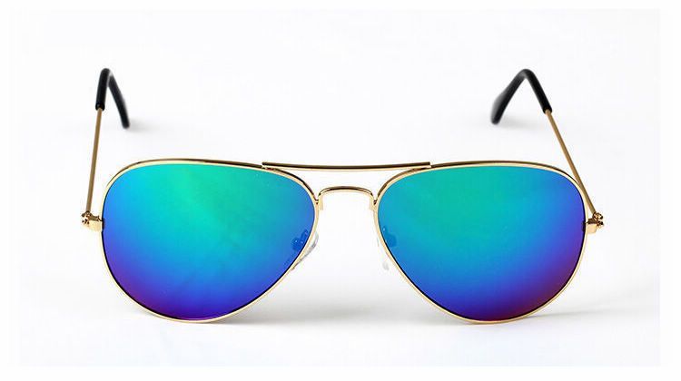 Buy EDGE Plus Blue Mirrored Aviator Sunglasses For All online