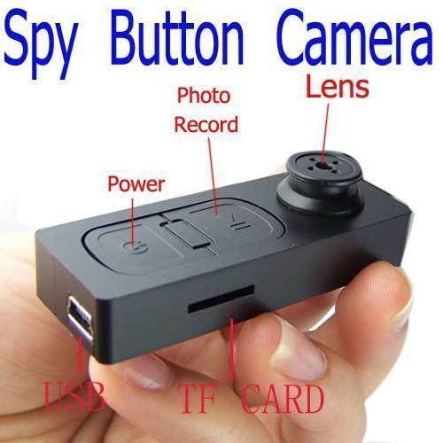 Buy Hidden Spy Button Camera Video Audio Recorder Mini Dvr USB Vibration online