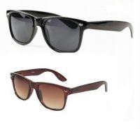 Buy Buy 1 Get 1 Free- Wayfarer Style Sunglasses - Black & Brown online