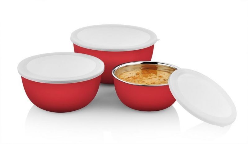 Buy Pogo Micro Microwave Safe Bowls 3 PCs Set online