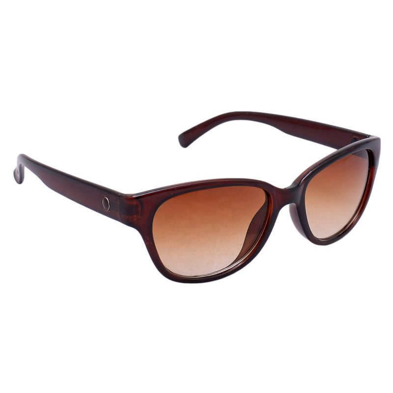 Buy Optical Express Cateye Brown Female Sunglass online