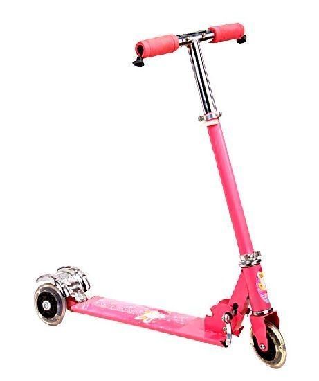 Buy Foldable Personal Mini Scooter Board Kids Scooty 3 Wheels online