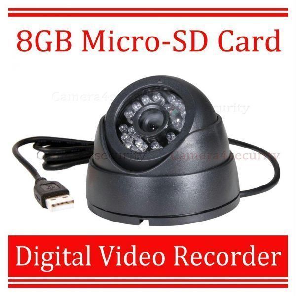 Buy 8GB Micro-sd Night Vision Digital USB Dome Camera online