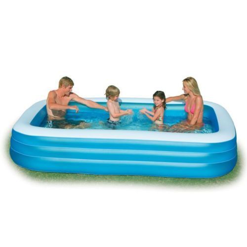 Buy Intex Inflatable Swimming Pool 10ft*6ft With Electric Air Pump - 58484 online