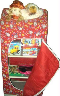 Buy Multipurpose Cloth Almirah 4 Shelves Cupboard Wardrobe Specially Kids Room online