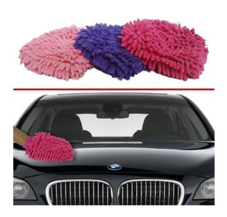 Buy Set Of 4 Microfiber Glove Mitt For Car, Home & Office Cleaning & Washing online