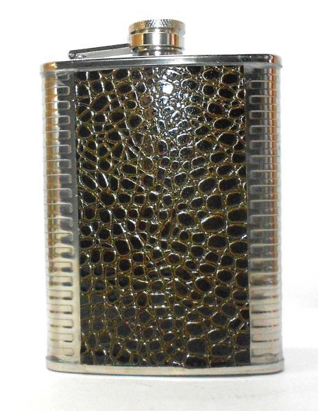 Buy Snake Design Stainless Steel Hip Flask - 8 Oz online