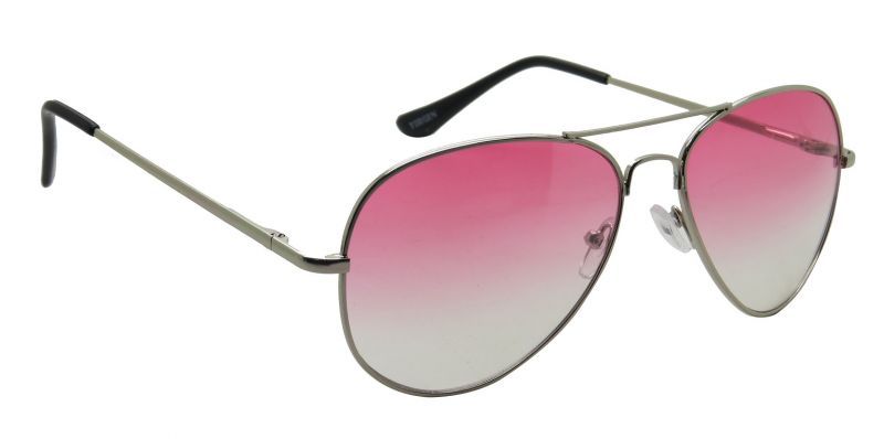 Buy Stylish Silver Aviator Men Sunglasses By Royal online