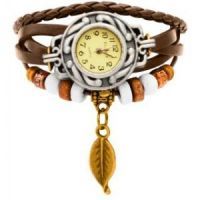 Buy New Vintage Style Leather Bracelet Watch For Women online
