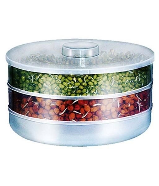 Buy Inindia Floraware Plastic Sprout Maker, 3 Containers, White online