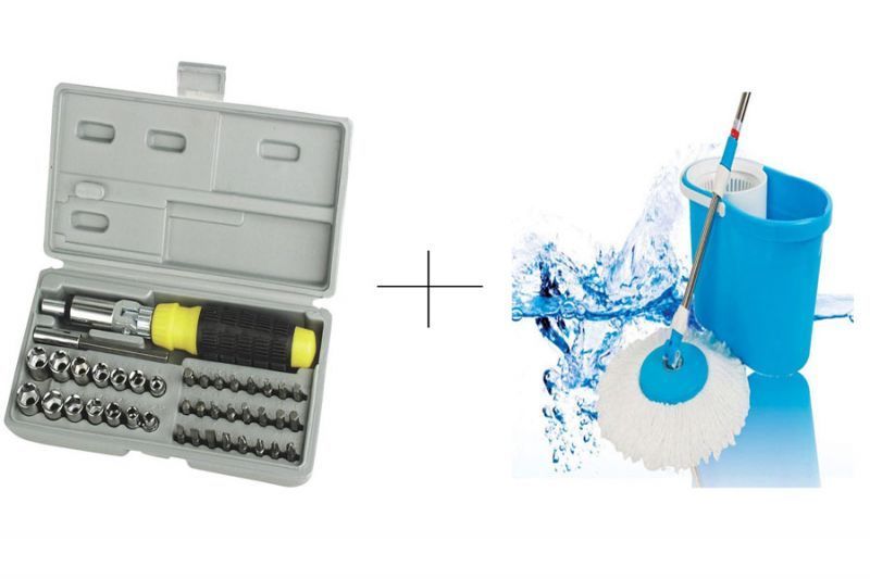 Buy Buy Easy Magic Mop With Free 41 PCs Toolkit Screwdriver Set online