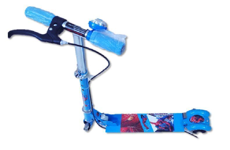 Buy Kids Alloy Foldable 3 Wheel Scooter Blue online