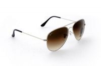 Buy Aviator Style Designer Sunglasses Silver Frame/Brown Gradient online