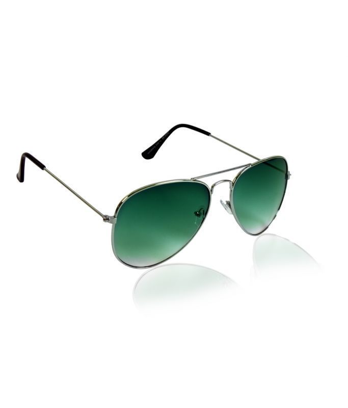 Buy Jewel Fuel Stylish Green Aviator Sunglasses online