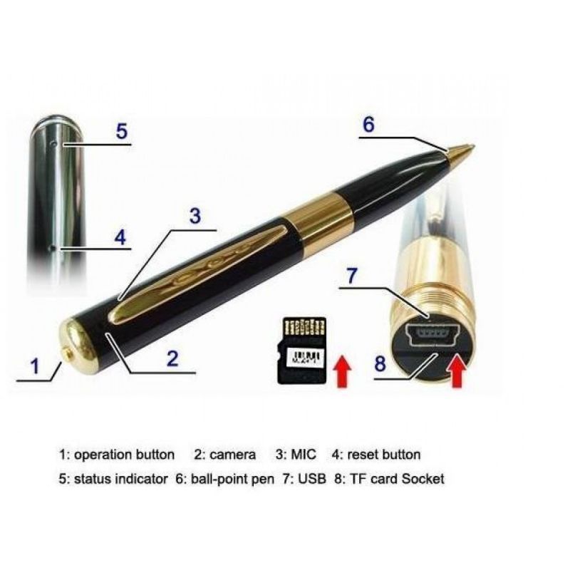 Buy USB Spy Pen Camera - Expandable Upto 16GB online