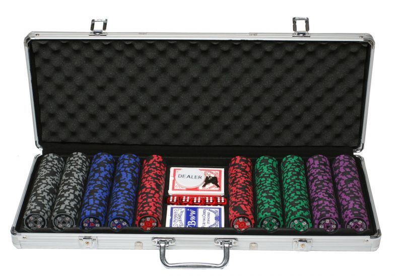 Buy Sands Incorporation 500 Denomination Clay Chips Poker Game Set online