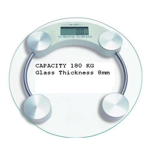 Buy 8 MM 180 Kg Digital LCD Personal Weighing Scale Body Weight Machine online