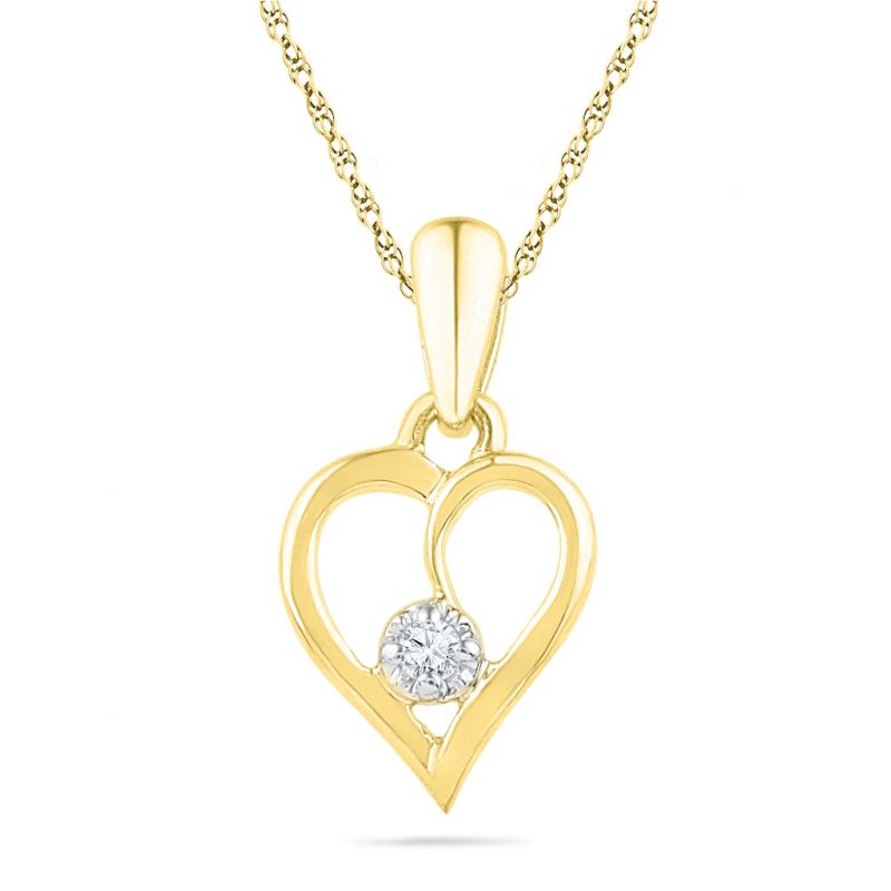 Buy Jpearls Valentines Special Diamond Pendent online